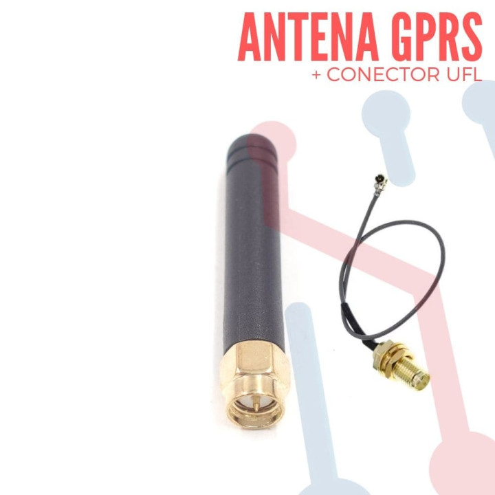 Antena GPRS con Conector UFL