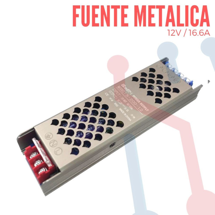 Fuente Suicheada 12V 16.6A 200W
