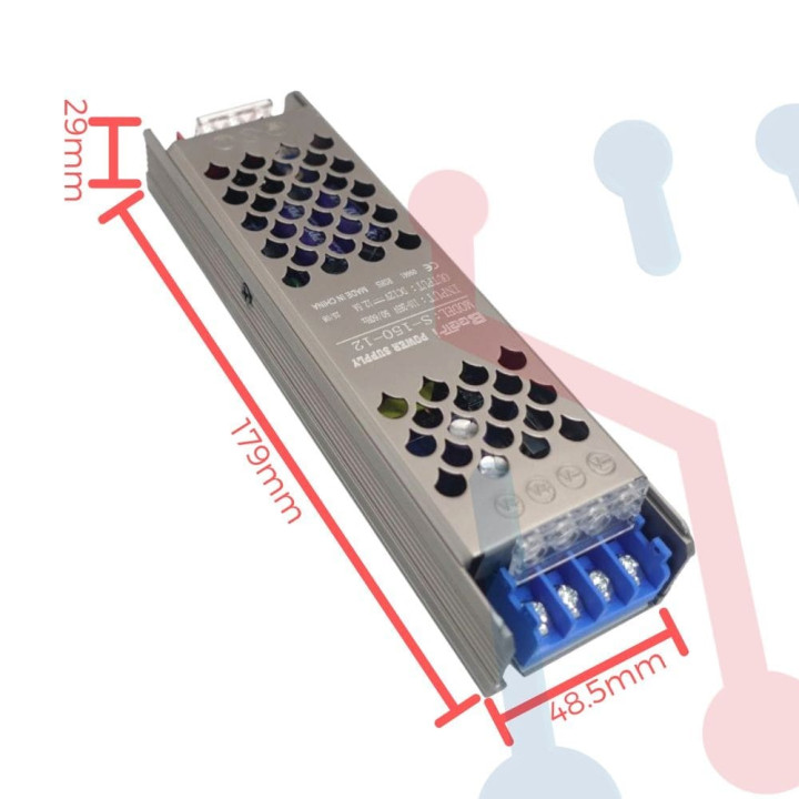Fuente Suicheada 12V 12.5A 150W