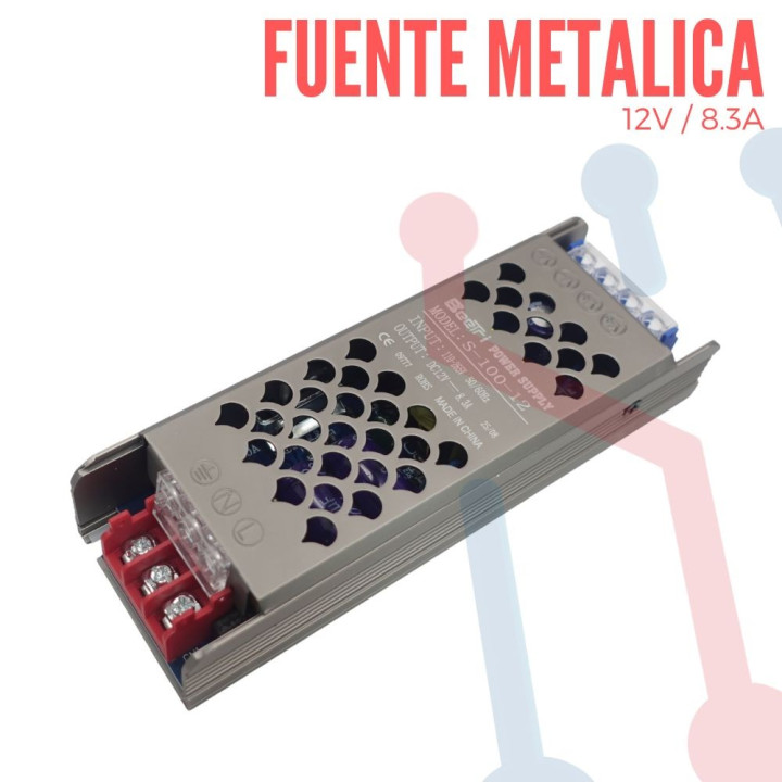 Fuente Suicheada 12V 8.3A 100W