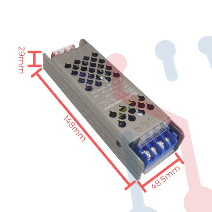 Fuente Suicheada 12V 8.3A 100W