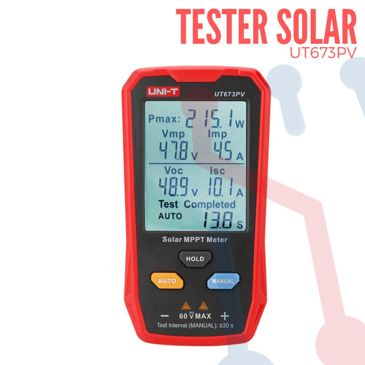 Tester MPPT Solar UT673PV