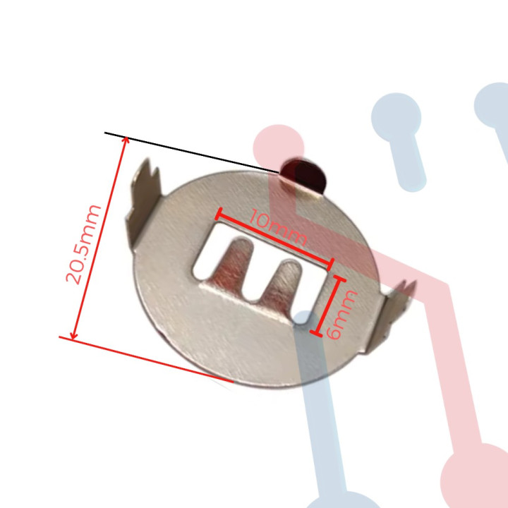 Soporte de Batería CR2032