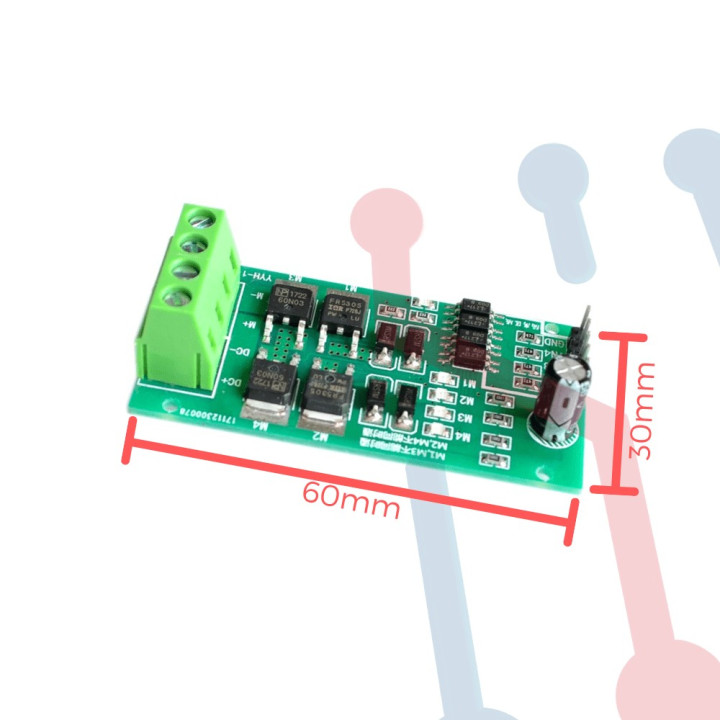 Driver Puente H para 1 Motor DC  5V-27V 5A