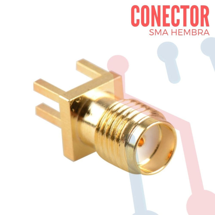 Conector Hembra SMA Recto