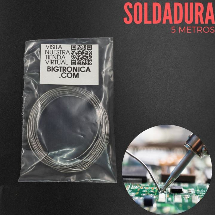 Soldadura de Estaño  X 5 Mts