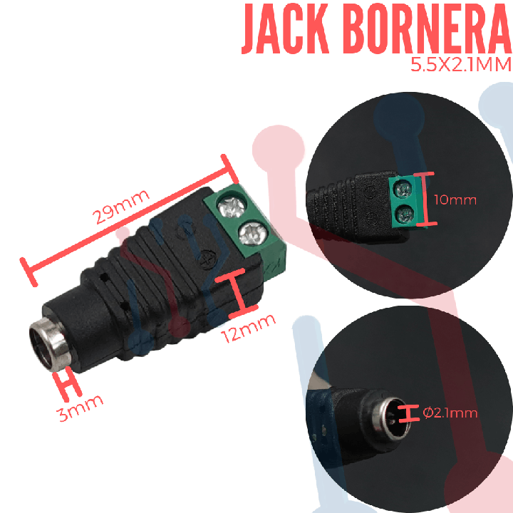 Jack Bornera 5.5X2.1MM