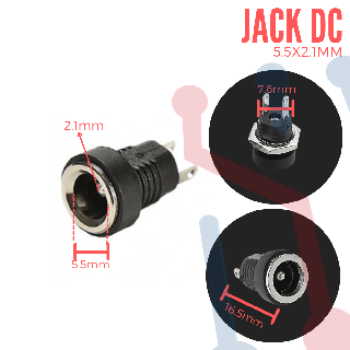 Jack Pequeño Chasis DC 2.1mm