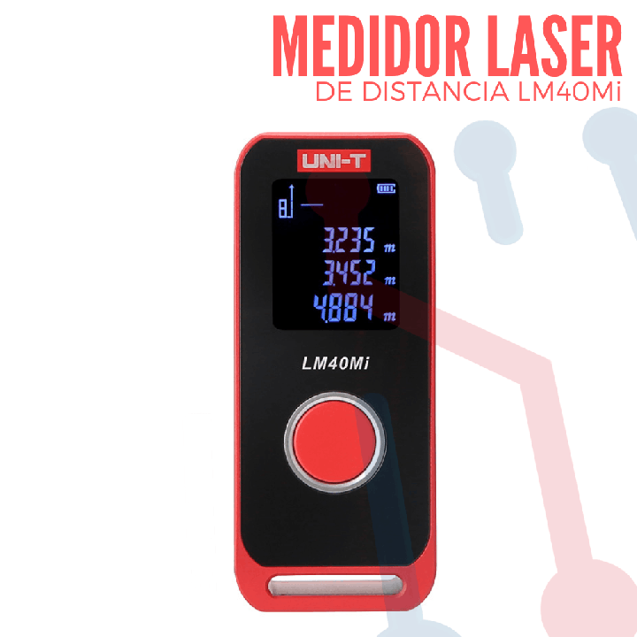 Medidor de Distancia Laser UNI-T LM40Mi