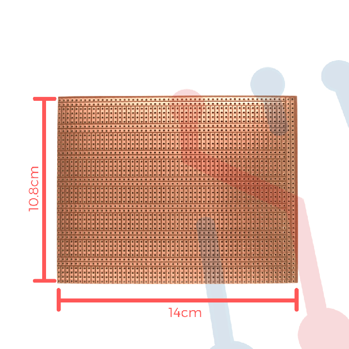 Circuito Impreso Universal 10.8X14cm (CL-014)