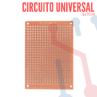 Circuito Impreso Universal 5X7cm