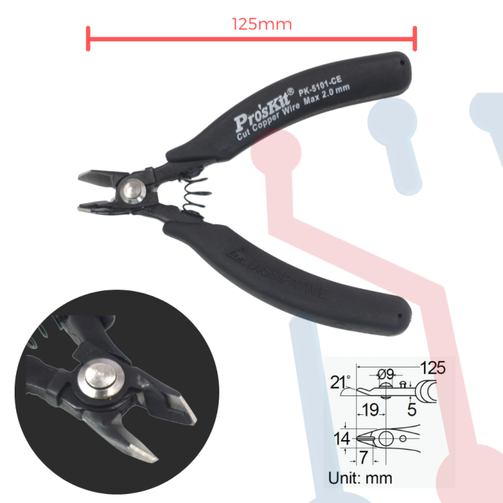 Cortafrio de Precisión Proskit (1PK-5101-CE)