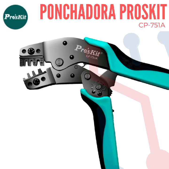 Ponchadora Terminal Sin Aislar ProsKit (CP-751A)