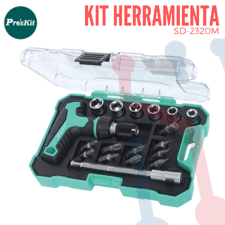 Kit de Herramientas Proskit 18 en 1  (SD-2320M)