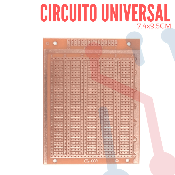 Circuito Impreso Universal 7.4X9.5cm (CL-002)