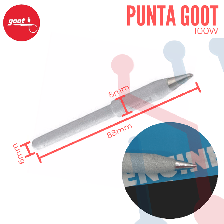 Punta Ceramica 100W Goot (RD-68BC)