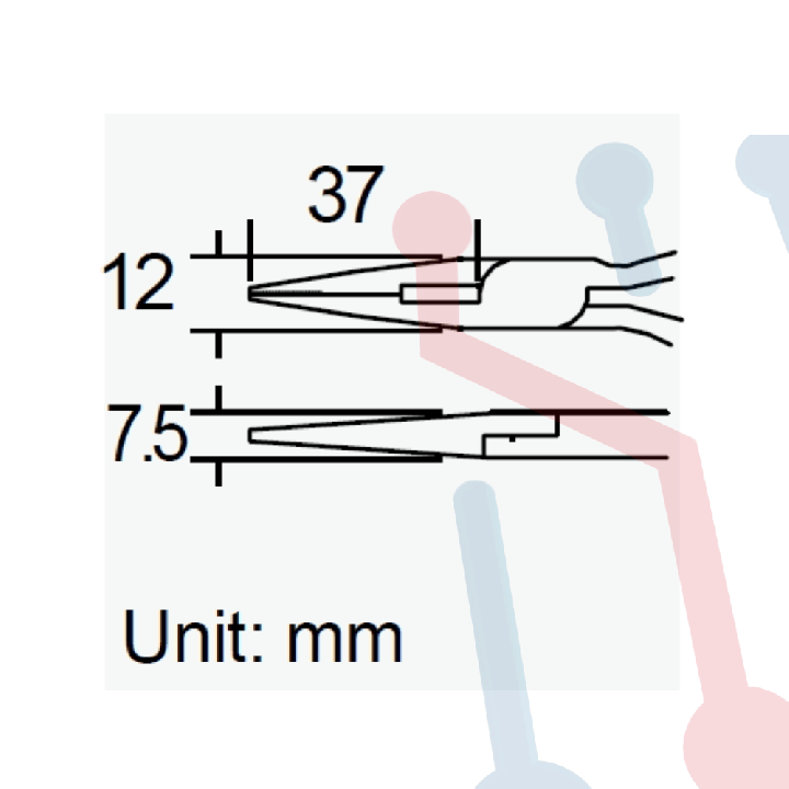 Pinza de Precisión Proskit (PM-736)