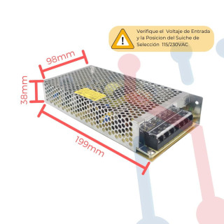 Fuente Suicheada 12V 10A 120W (LEYU)