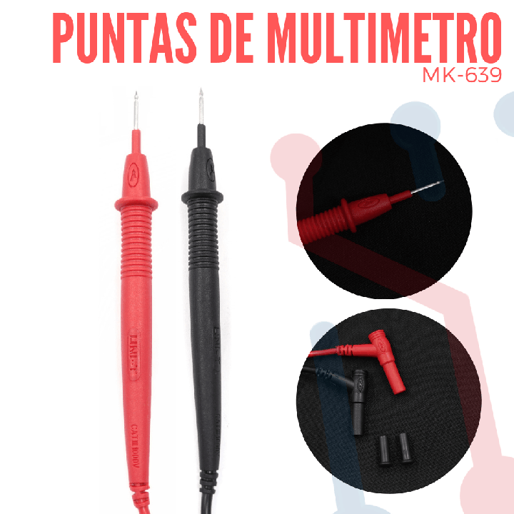 Puntas para Multimetro 20A (MK-639)