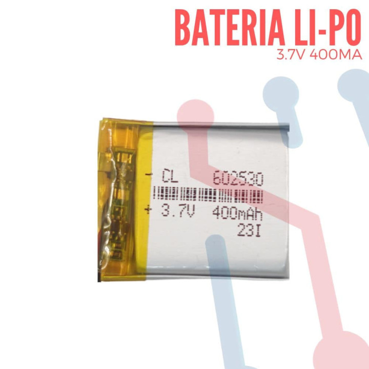 Batería LI-PO 3.7V 400mA (602530)
