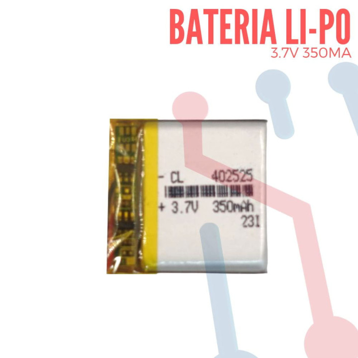 Batería LI-PO 3.7V 350mA (402525)