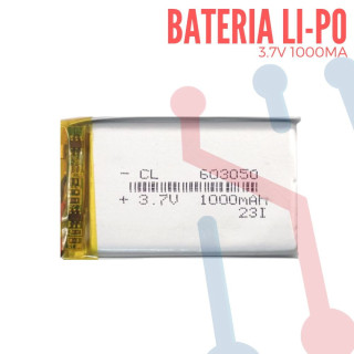 Batería LI-PO 3.7V 1000mA (603050)