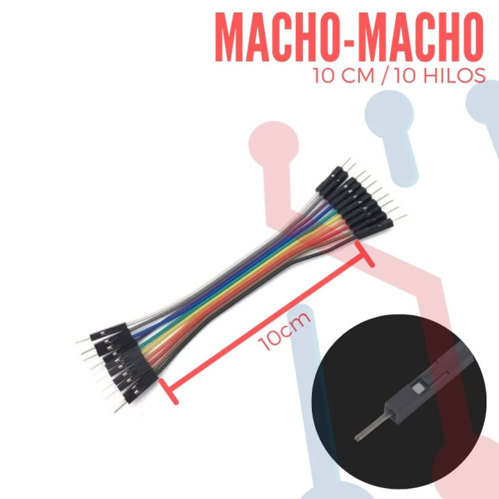 Cable de Conexión Rápida 10cm M-M