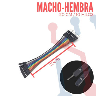 Cable de Conexión Rápida 20cm M-H