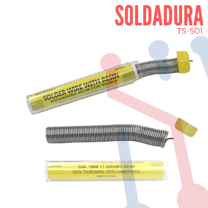 Soldadura 1mm 16gr (TS-501)