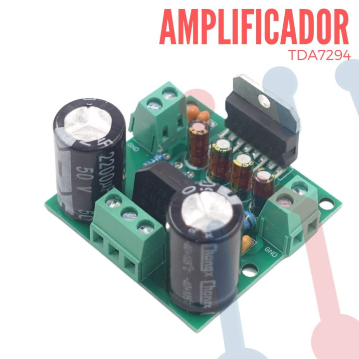 Amplificador Audio 100W (TDA7294)
