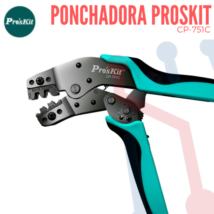 Ponchadora Terminal Sin Aislar ProsKit (CP-751C)