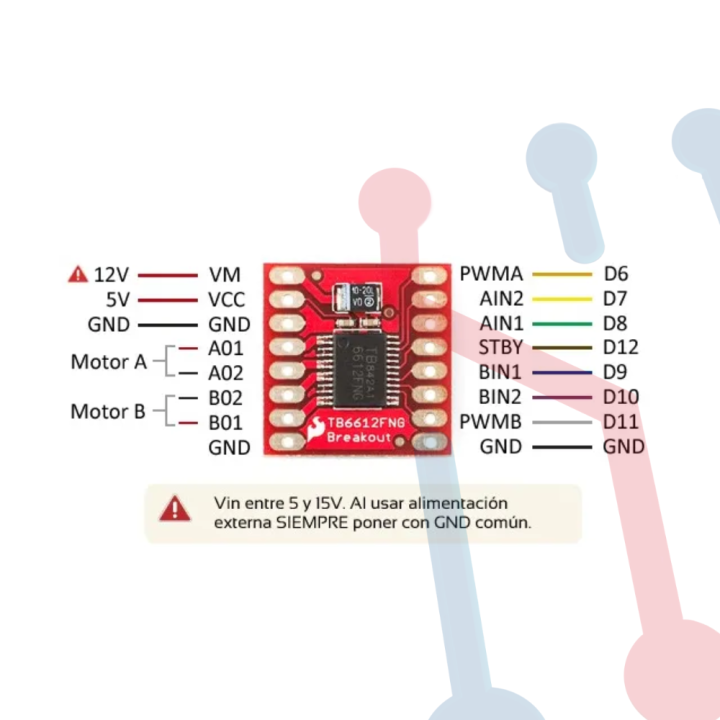 Driver Para Motores (TB6612FNG)