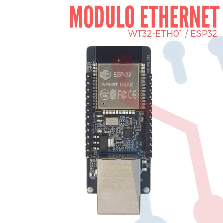 Módulo WT32-ETH01 ESP32 (Puerto Serie a Ethernet)