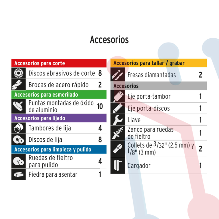 MotoTool  Truper 45 Piezas