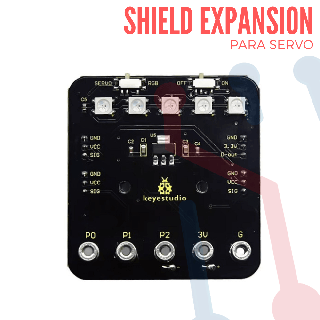 Shield Mini Servo con Soporte para Micro:bit