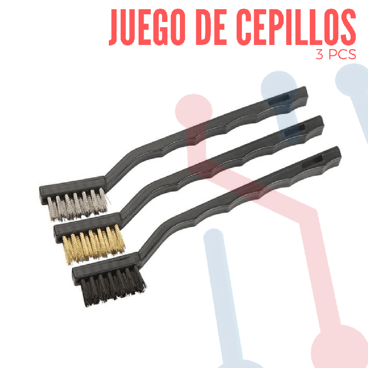 Juego  Cepillos para Limpieza 3Pcs
