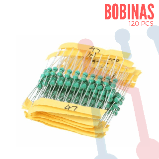Kit de  Bobinas 12 Valores 120PCS