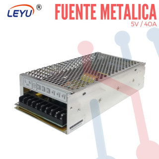 Fuente Suicheada 5V 40A 200W (LEYU)