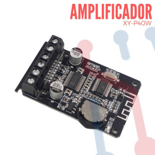 Amplificador 2X40W (XY-P40W) con Bluetooth