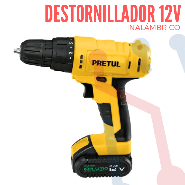 Destornillador Eléctrico 3/8" 12V