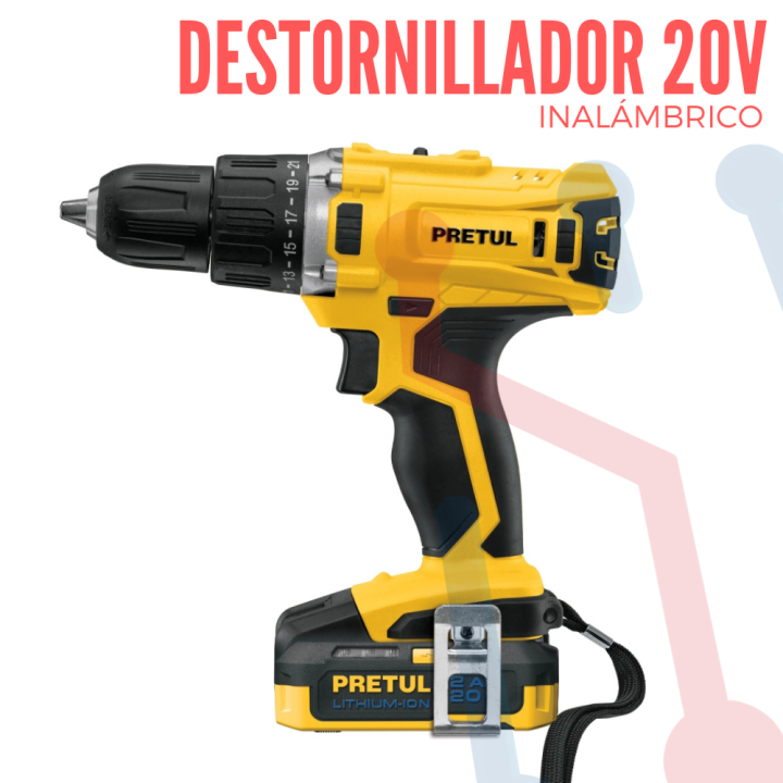 Destornillador Eléctrico 1/2" 20V