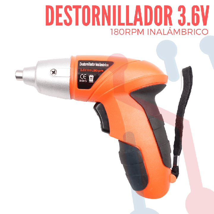 Destornillador Inalámbrico 1/4" 3.6V