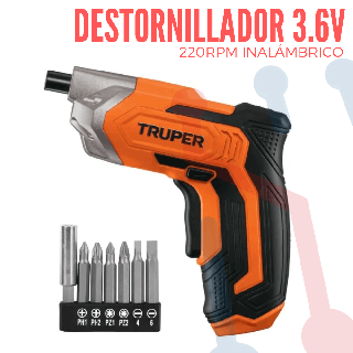 Destornillador Eléctrico  1/4" 3.6V