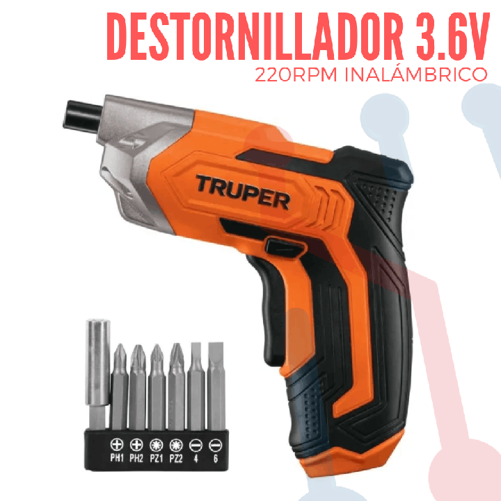 Destornillador Eléctrico  1/4" 3.6V
