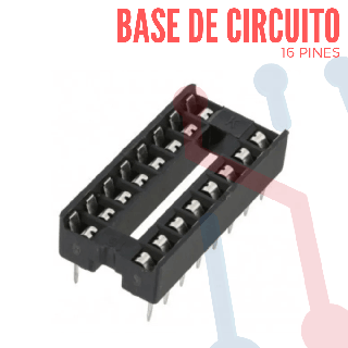 Base de Circuito Integrado 16 Pines