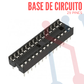 Base de Circuito Integrado 28 Pines Delgado