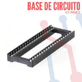 Base de Circuito Integrado 40 Pines