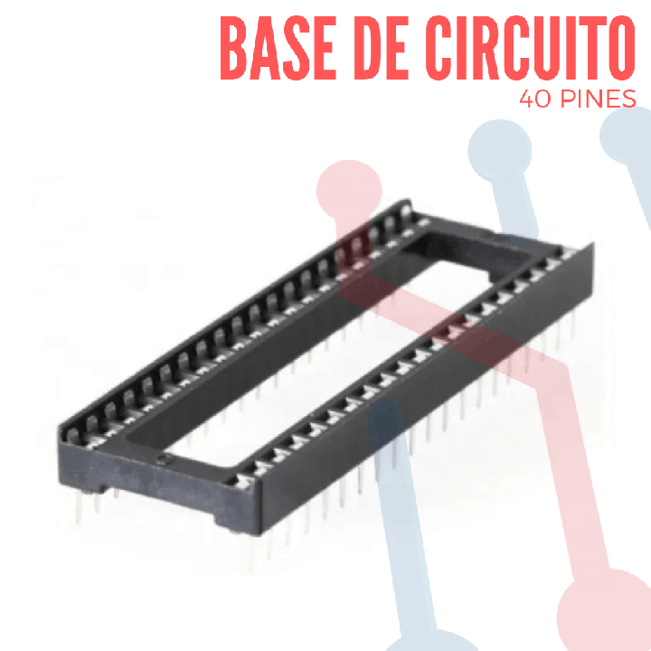 Base de Circuito Integrado 40 Pines