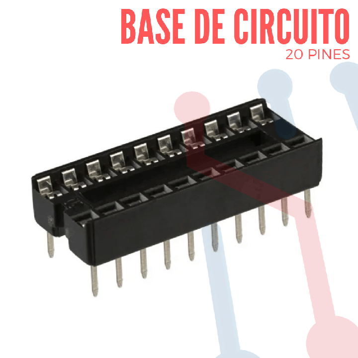 Base de Circuito Integrado 20 Pines