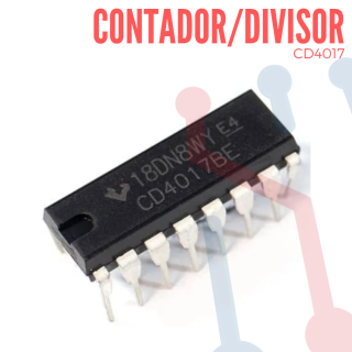 Circuito Integrado Contador/Divisor (CD4017)
